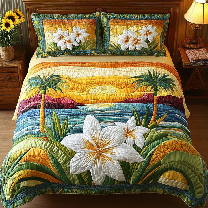 3-delni oblazinjeni set posteljnine - Aloha duh