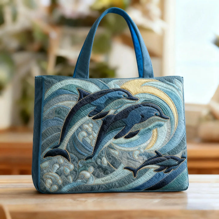 Ročna torba - Delfini iz Tihega oceana