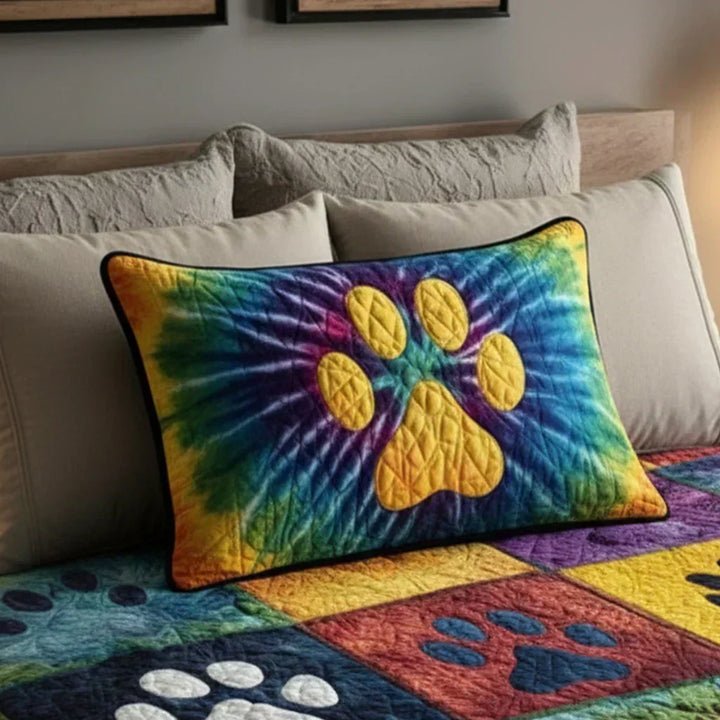 Pehmšena prevleka za blazino - Odtis tačke Tie-Dye