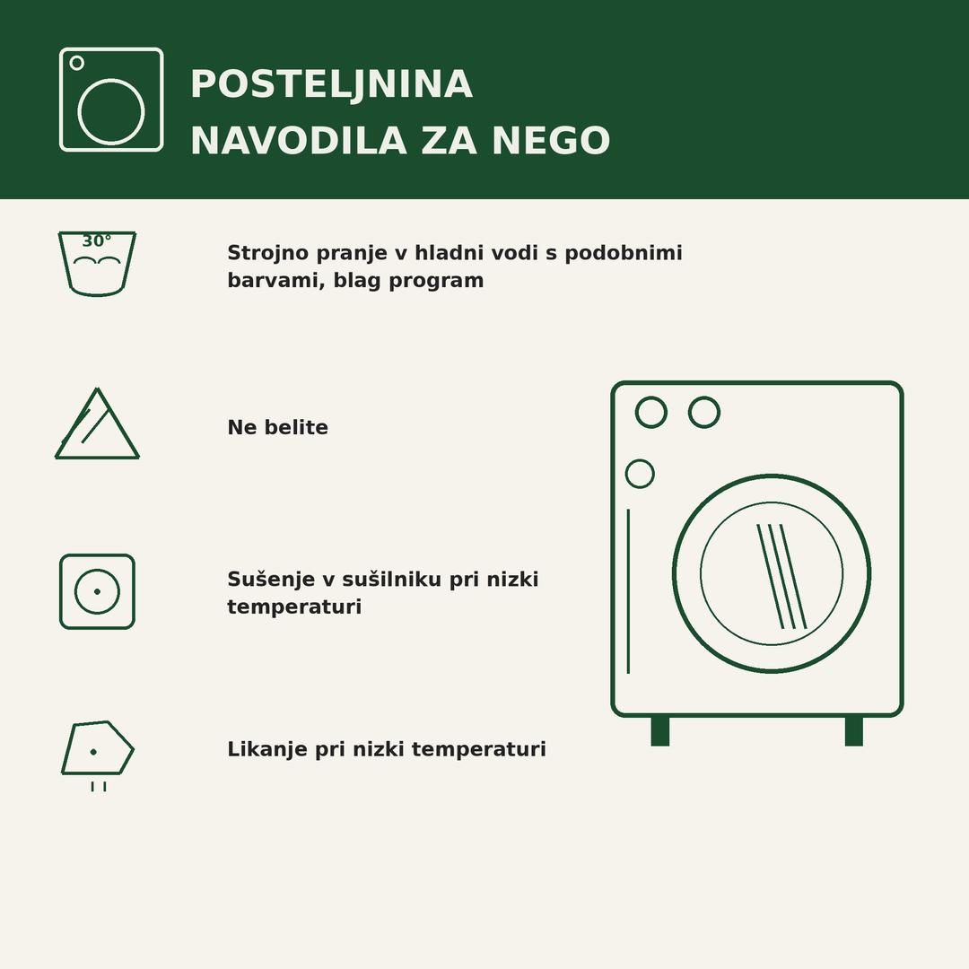 3-delni oblazinjeni set posteljnine - Aloha duh