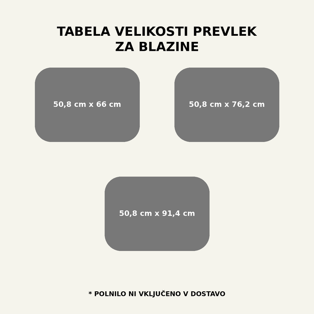 Obložena Prevleka za Blazino - Zimski Ametist